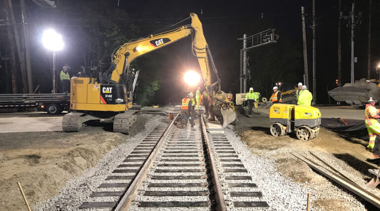 night track work