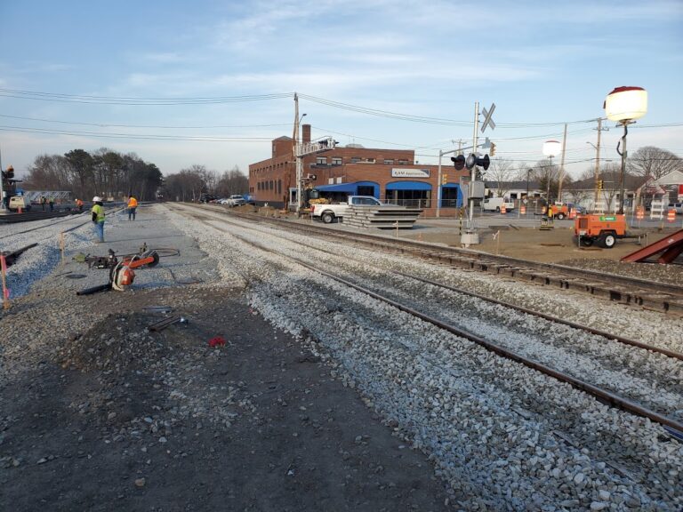 Mass Coastal Railroad trains tracks