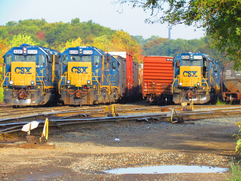 Mass Coastal Railroad trains